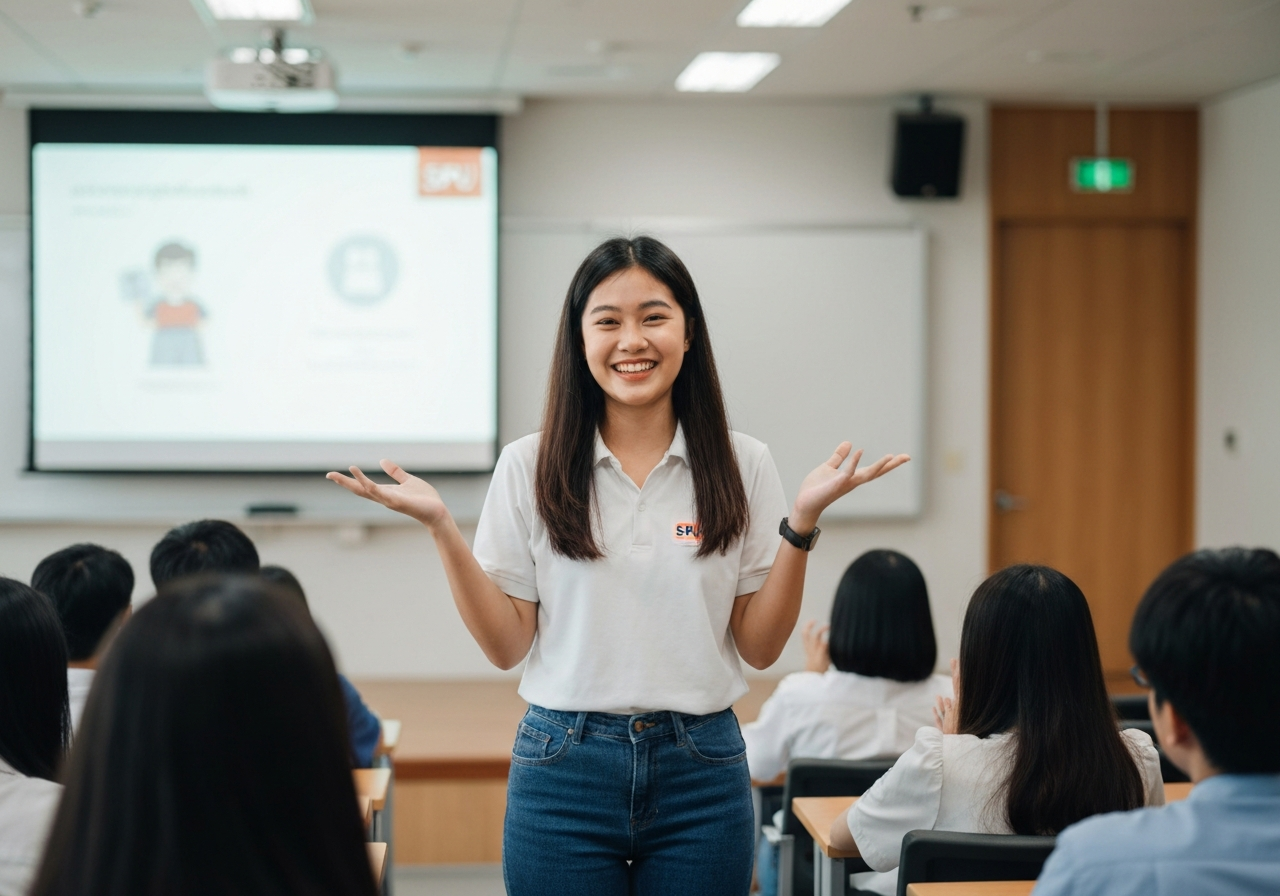 ปลดล็อกความมั่นใจ! เทคนิค Speaking Confidently กับคณะศิลปศาสตร์ มหาวิทยาลัยศรีปทุม