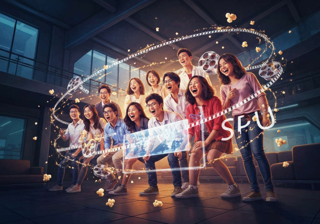 ฝึกทักษะภาษาอังกฤษแบบ Movie-based Learning เฉพาะทาง SPU