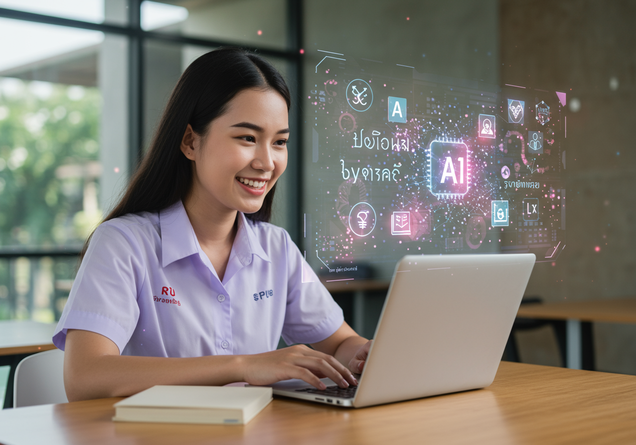 ภาษากับเทคโนโลยี: AI พลิกโฉมการศึกษาคณะศิลปศาสตร์ SPU