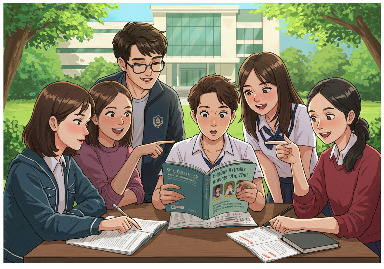 เคล็ดลับการใช้ Articles: A, An, The ในภาษาอังกฤษสำหรับนักศึกษาคณะศิลปศาสตร์ มหาวิทยาลัยศรีปทุม (SPU)