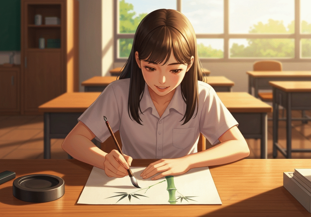 รีวิว Workshop พู่กันจีน SPU: เมื่อเด็กคณะศิลปศาสตร์ ม.ศรีปทุม จับพู่กันครั้งแรก