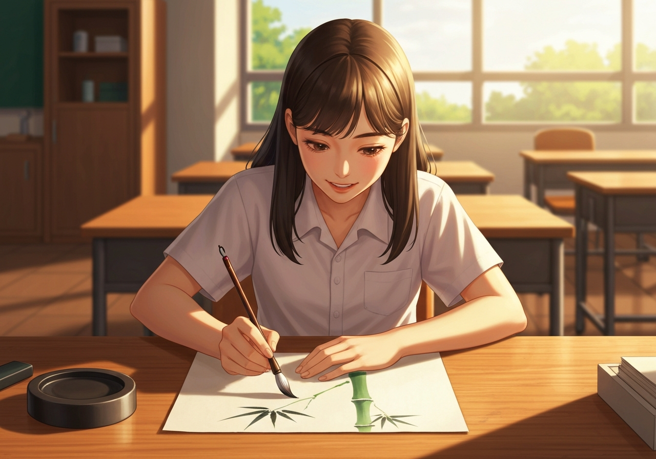 รีวิว Workshop พู่กันจีน SPU: เมื่อเด็กคณะศิลปศาสตร์ ม.ศรีปทุม จับพู่กันครั้งแรก