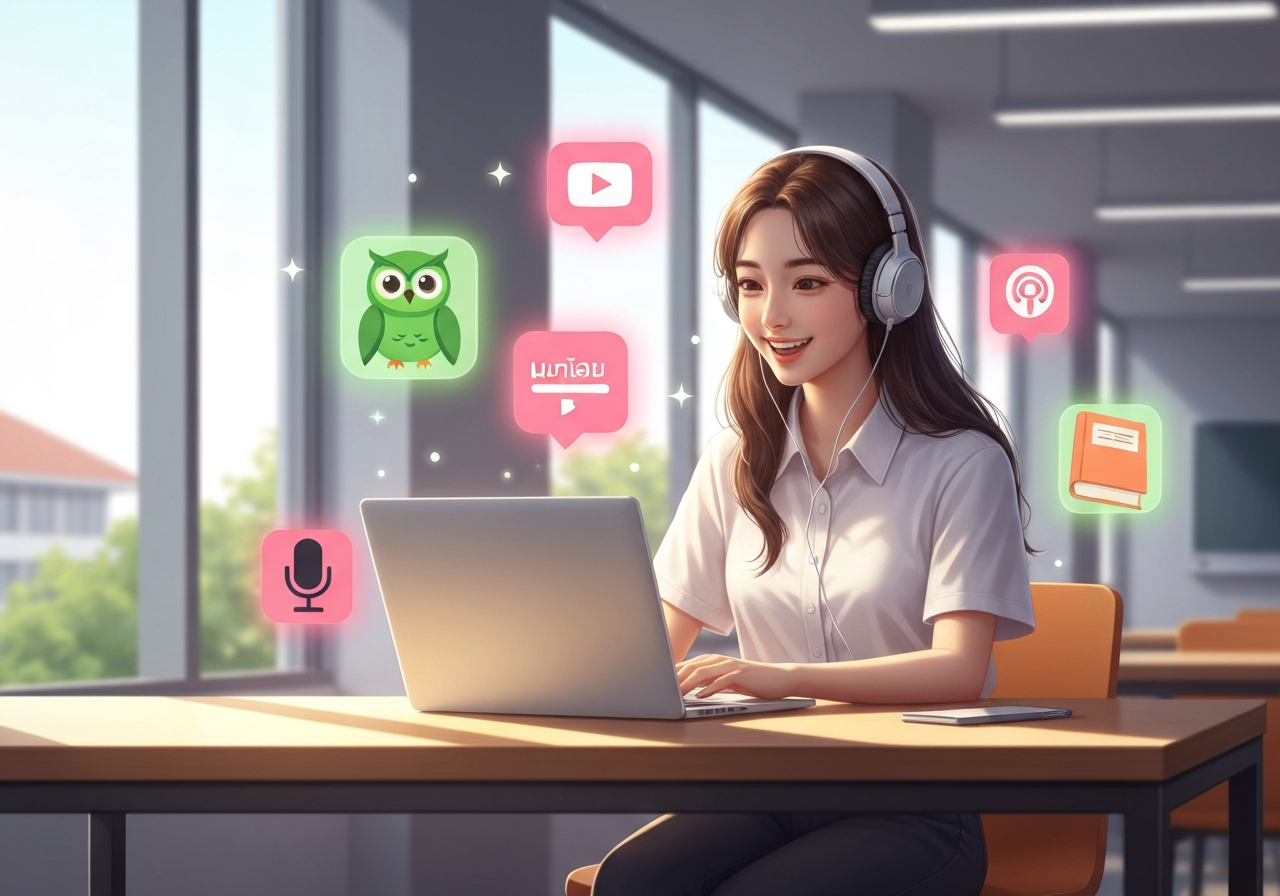 Life Hack! แจกพิกัด 10 แหล่งเรียนภาษาอังกฤษฟรี ที่ชาวศิลปศาสตร์ มหาวิทยาลัยศรีปทุม ต้องกดเซฟ