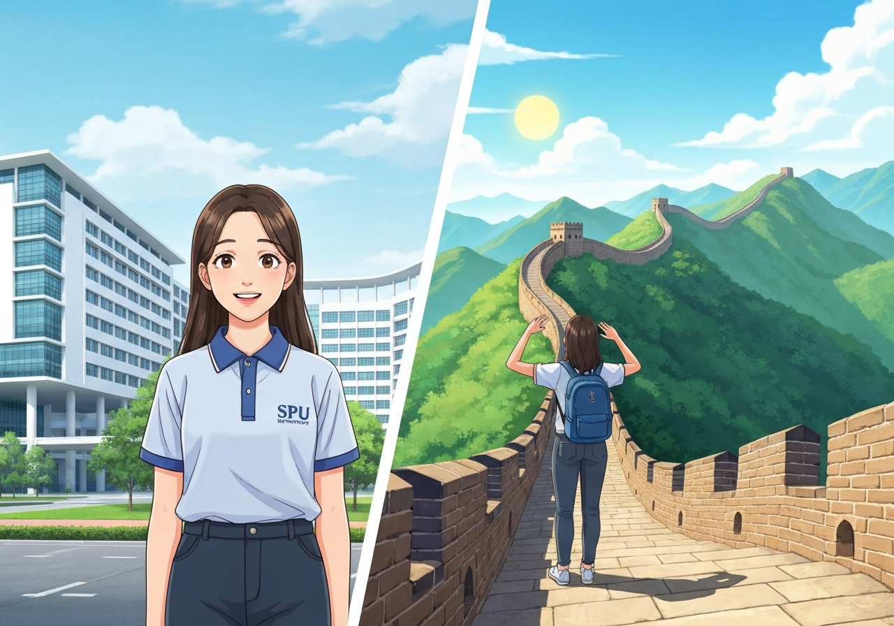 SPU Story: จากรั้วศรีปทุมสู่กำแพงเมืองจีน บันทึกประสบการณ์จริงเด็กแลกเปลี่ยนคณะศิลปศาสตร์