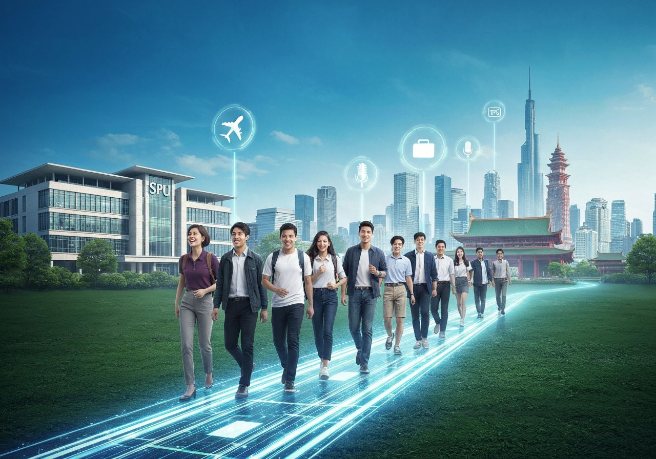 เปิด Roadmap 4 ปี เรียนจีน คณะศิลปศาสตร์ ม.ศรีปทุม (SPU) จบไปทำงานอะไรได้บ้าง?