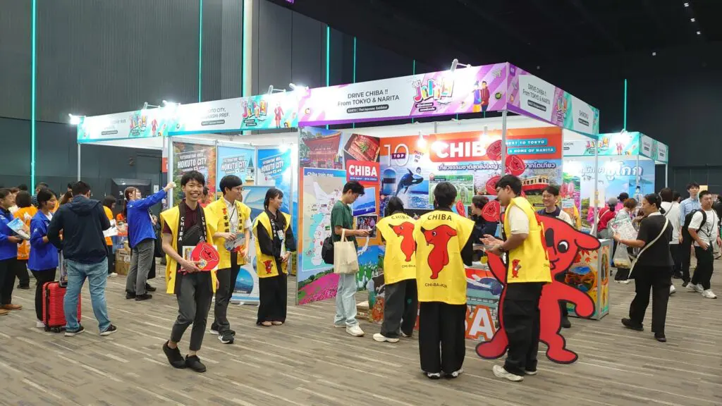 นักศึกษา JBC ร่วมปฏิบัติหน้าที่เจ้าหน้าที่ประจำบูธจังหวัดชิบะ ในงาน Visit Japan FIT Fair ครั้งที่ 18 26 2