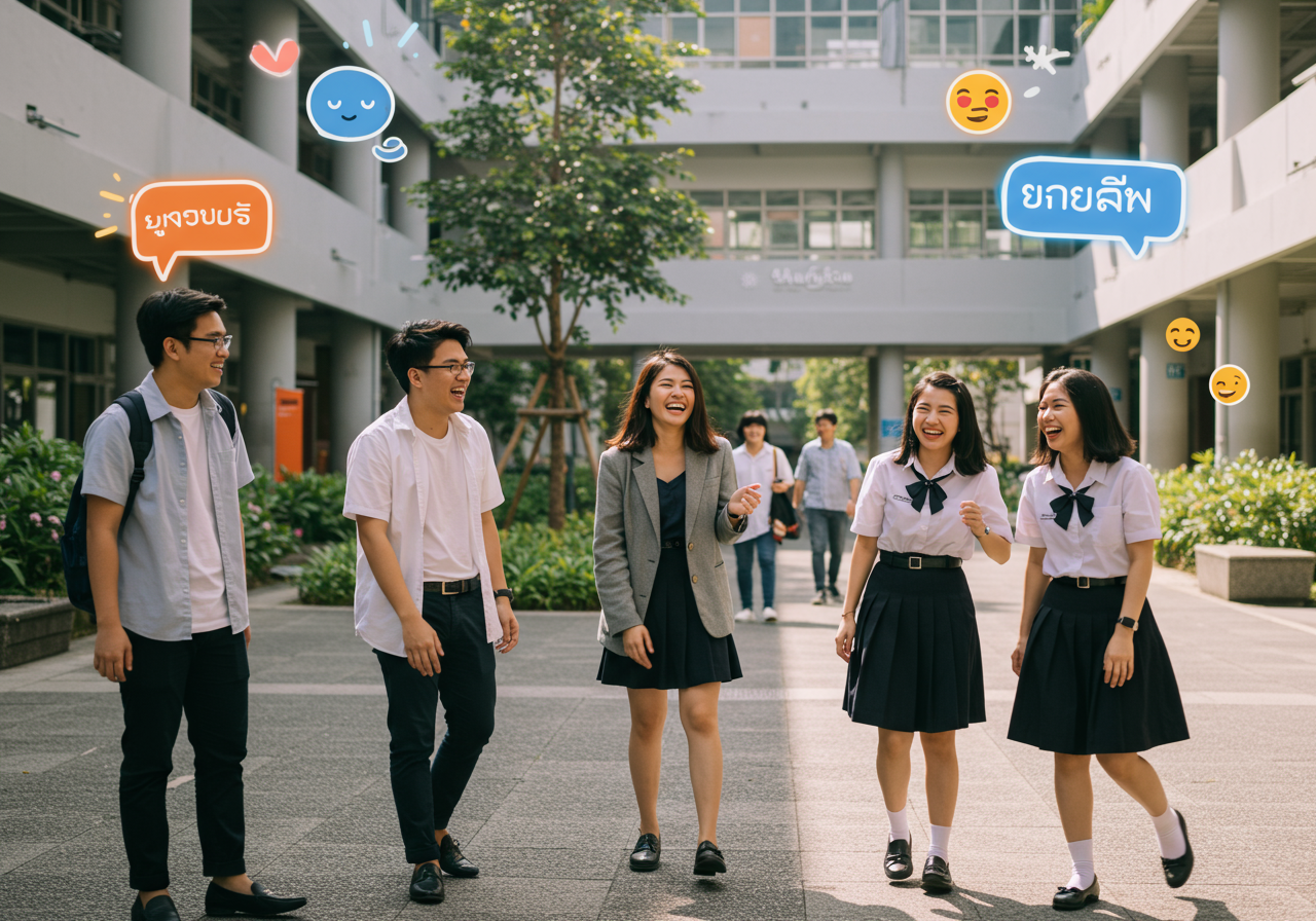 เจาะศัพท์และวลีฮิต Gen Z กับชีวิตนักศึกษามหาวิทยาลัยศรีปทุม: อัปเดตคำใหม่ที่คณะศิลปศาสตร์