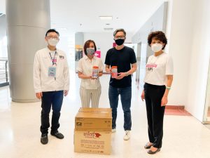 โลจิสติกส์มอบสิ่งของให้แก่ศูนย์ฉีดวัคซีนSPU 2
