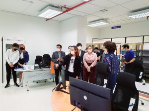 อธิการบดี เยียมชม Digital Supply Chain 1