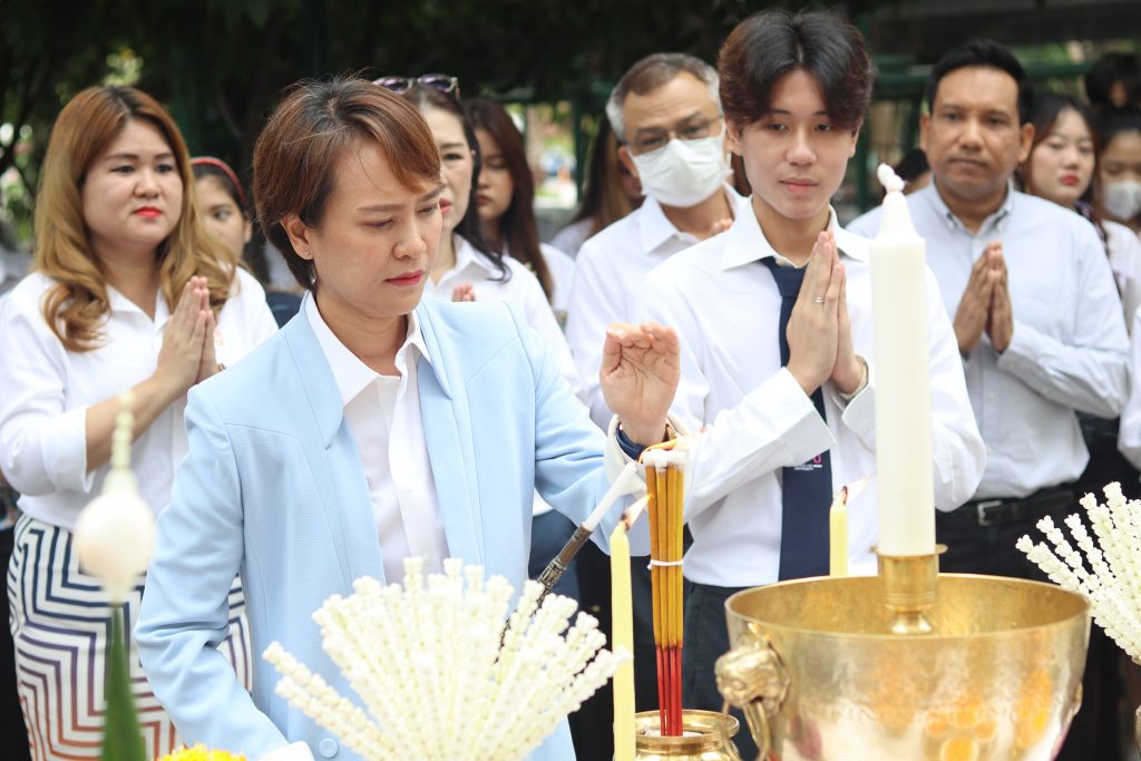 พิธีบวงสรวงศาลพระภูมิเจ้าที่ และศาลตา-ยาย ประจำมหาวิทยาลัย 11