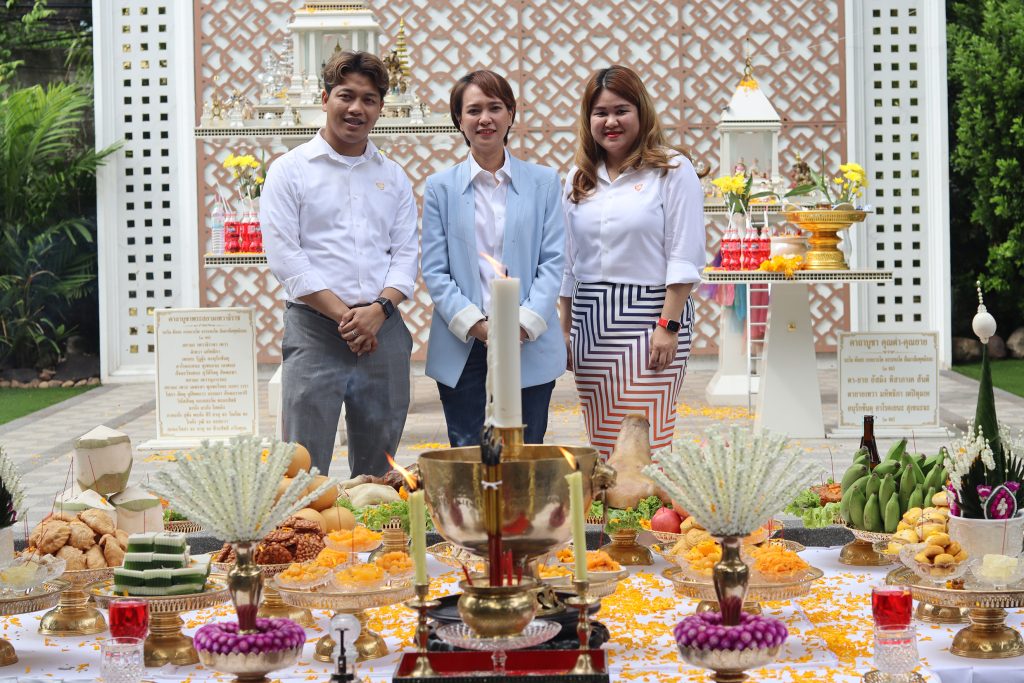 พิธีบวงสรวงศาลพระภูมิเจ้าที่ และศาลตา-ยาย ประจำมหาวิทยาลัย 37