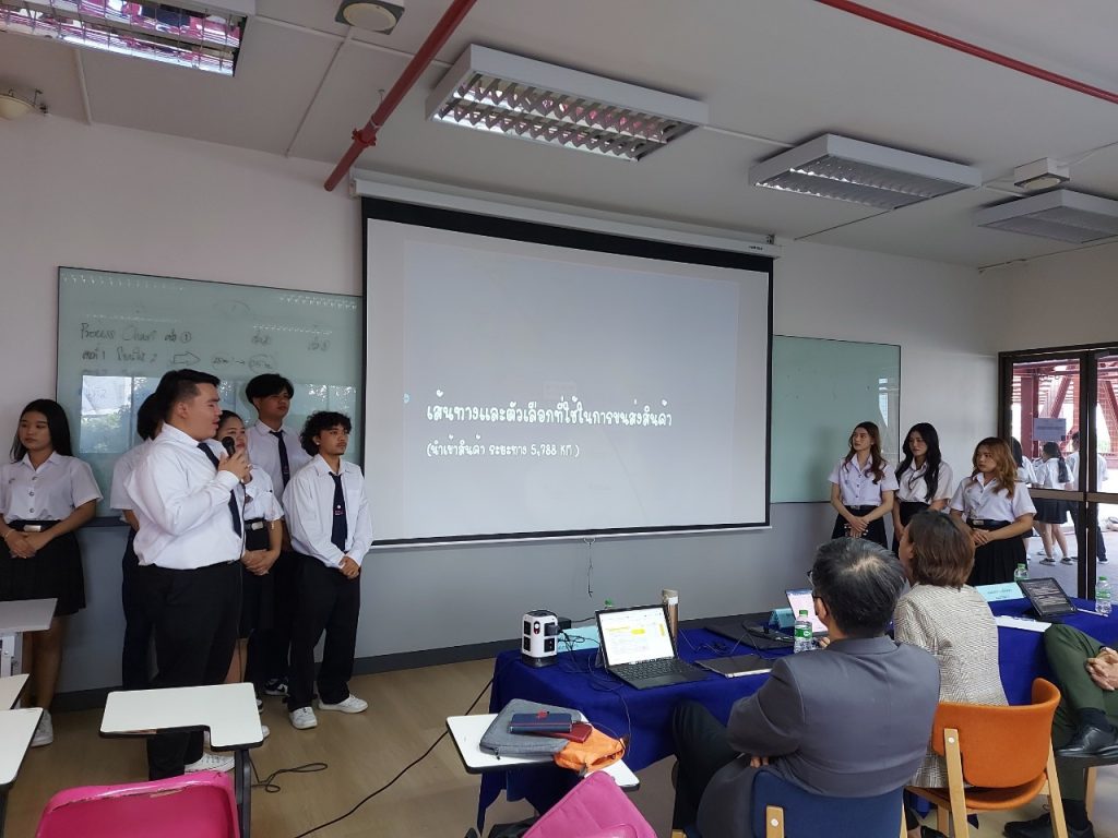 Dekโลจิสติกส์ นำเสนอ Project กลุ่มวิชาโลจิสติกส์เพื่อการนำเข้าและส่งออก 6