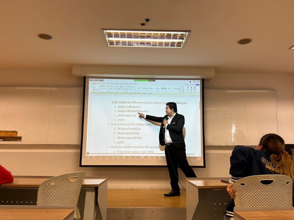 Logistics SPU หลักสูตรระบบบริหารจัดการความปลอดภัยการขนส่ง และการควบคุมยานพาหนะด้วยกล้องอัจฉริยะ 4