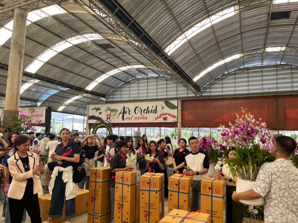 Dek Logistics ศึกษาดูงาน ณ สวนกล้วยไม้ แอร์ออร์คิดส์ 2
