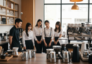 ยกระดับการเรียนรู้! นศ.ศรีปทุม ลงพื้นที่ปฏิบัติงานจริง ถอดรหัสความสำเร็จแบรนด์คาเฟ่ ผ่านกิจกรรม Cafe Value Chain Journey