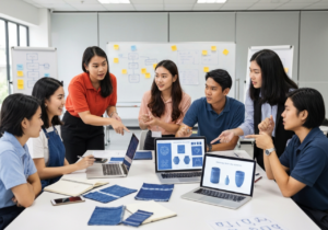 ตอกย้ำการเรียนกับตัวจริงประสบการณ์จริง! เด็ก SPU โชว์ไอเดียสร้างสรรค์ พัฒนามรดกภูมิปัญญาไทยสู่เศรษฐกิจชุมชนที่ยั่งยืน