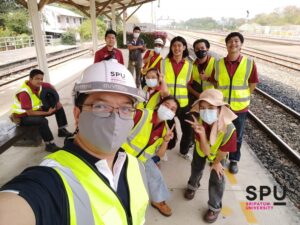 วิศวกรรมระบบราง SPU เรียนกับตัวจริงประสบการณ์จริง สถานีรถไฟเชียงราก