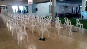 SPUCARE: จัดเก้าอี้นั่งใหม่ จำนวน 1,000 ตัว ลงศูนย์ฉีดวัคซีนโควิด19 ม.ศรีปทุม เพื่ออำนวยความสะดวกทุกท่าน