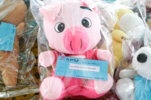 ม.ศรีปทุม ชลบุรี จิตอาสา! ส่งมอบตุ๊กตา ปันความสุข มูลนิธิบ้านครูบุญชูเพื่อเด็กพิเศษ สัตหีบ จ.ชลบุรี