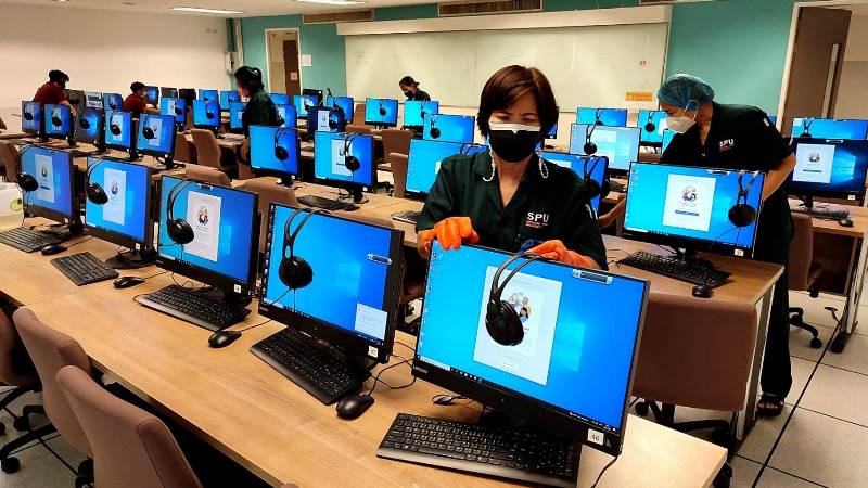 ม.ศรีปทุม เตรียมความพร้อมเปิดเข้าปฎิบัติงาน