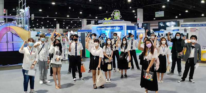 "SITI SPU ON TOUR" เรียนรู้แบบเด็กนวัตกรรม ในงานมหกรรมวิทยาศาสตร์และเทคโนโลยีแห่งชาติ ประจำปี 2564