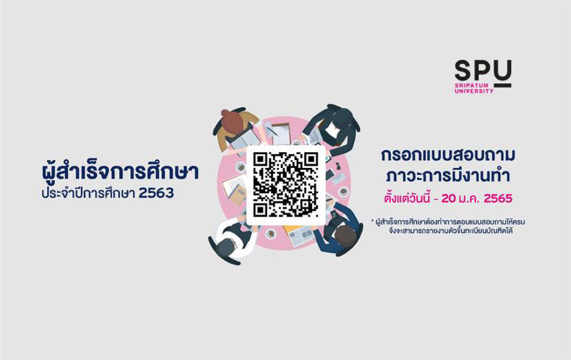 ประชาสัมพันธ์ : สำหรับบัณฑิต มหาบัณฑิต ดุษฎีบัณฑิต ที่สำเร็จการศึกษาประจำปีการศึกษา 2563