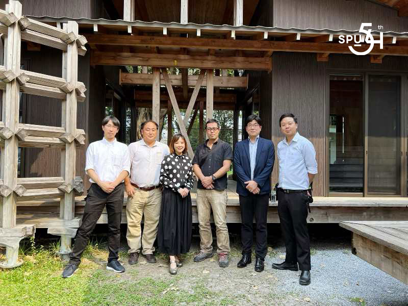 SODA SPU ต้อนรับ Osaka Metropolitan University & Kanematsu Sustech Corporationเยี่ยมชม ศาลาญี่ปุ่น ต้นแบบเรือนไม้ประหยัดพลังงาน “Japanese Tea Pavilion