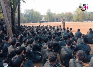 ม.ศรีปทุม ตรวจเยี่ยมนักศึกษาวิชาทหาร SPU ฝึกภาคสนาม หลักสูตรพาราเซล "เขาชนไก่"