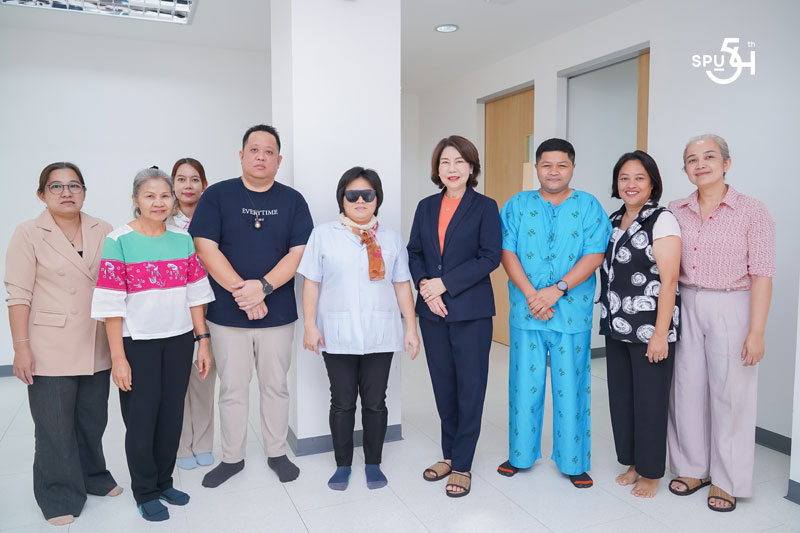 "SPU ห่วงใย! จัดโครงการตรวจรักษาส่วนหัตถการ ดูแลสุขภาพบุคลากร บรรเทาอาการออฟฟิศซินโดรม"