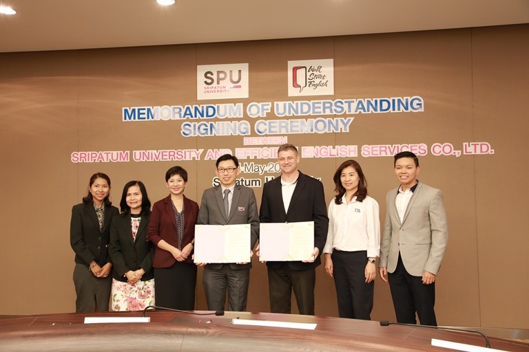 ม.ศรีปทุม จับมือ วอลล์สตรีทอิงลิช ร่วมพัฒนาทักษะภาษาอังกฤษ สร้างบัณฑิตคุณภาพรองรับภาคธุรกิจ 4.0