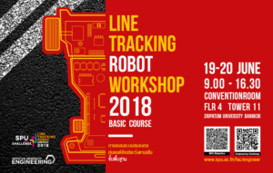 Line Tracking Robot Workshop 2018 รุ่น 1/61