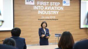 การจัดการธุรกิจการบิน ม.ศรีปทุม จัด “โครงการ FIRST STEP INTO AVIATION INDUSTRY”เตรียมพร้อมเด็กปี 1 ก่อนเข้าสู่อุตสาหกรรมการบิน