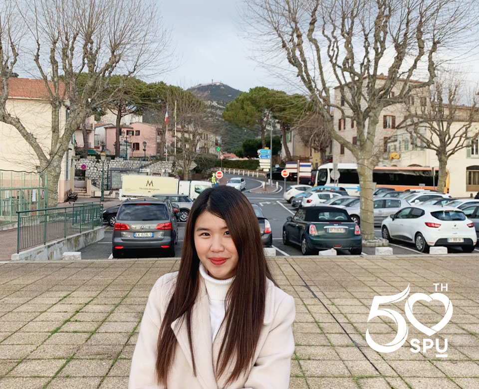 สุดเจ๋ง! ยินดี นศ.เก่ง ม.ศรีปทุม บุกฝรั่งเศส ปฎิบัติงานสหกิจศึกษานานาชาติ