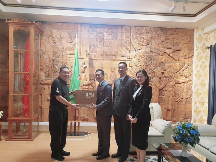 คณะนิติศาสตร์ ม.ศรีปทุม เข้าแนะแนวหลักสูตรที่ศูนย์ฝึกอบรมตำรวจภูธรภาค 2