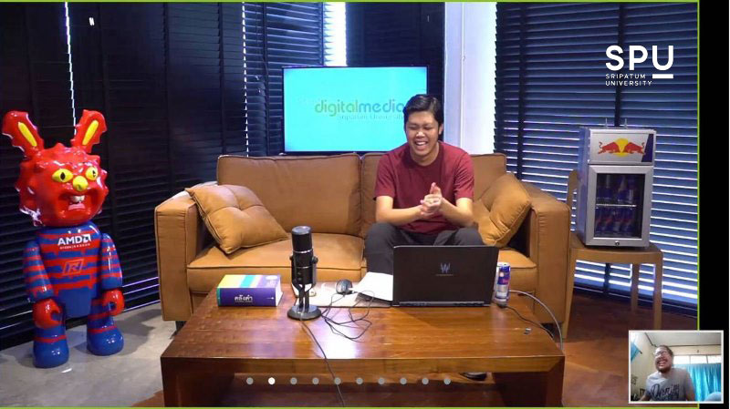 ดิจิทัลมีเดีย SPU เปิดประสบการณ์การเรียนรู้ “ESPORTS COMMENTATOR” ผ่านระบบ ออนไลน์ กับ “XYCLOPZ” นักพากย์ ESPORTS ระดับโลก