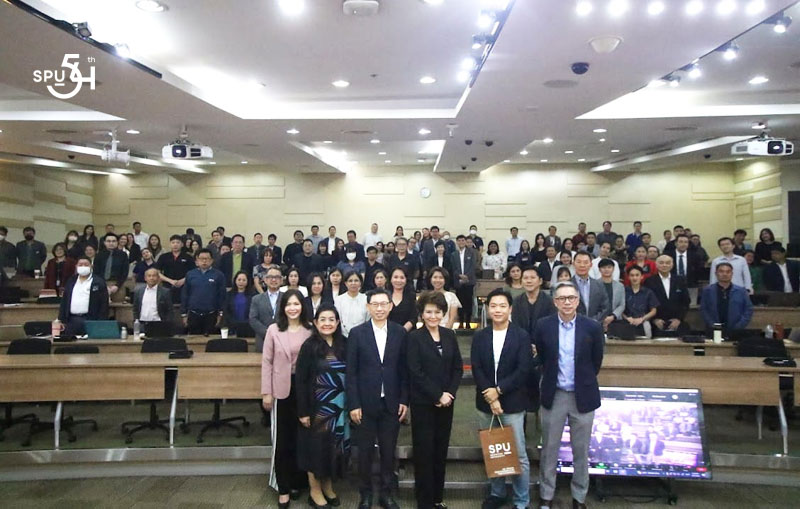 ม.ศรีปทุม พัฒนาศักยภาพผู้บริหารและหัวหน้าสาขาวิชา ยุค AI ด้วย From Compassion to AI Transformation การพัฒนาไอเดียธุรกิจสมัยใหม่ในยุค AI