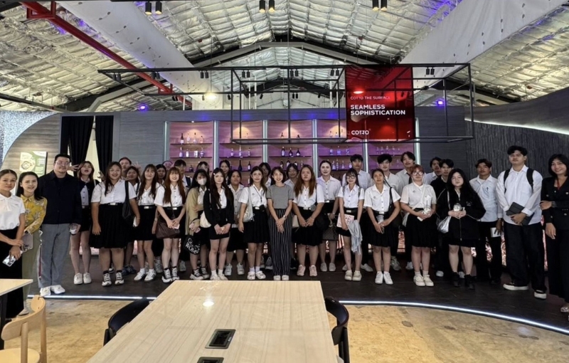 คณะการออกแบบฯ SPU พานักศึกษาบุก COTTO Life Showroom สัมผัสนวัตกรรมวัสดุและเทคโนโลยีจากผู้เชี่ยวชาญ
