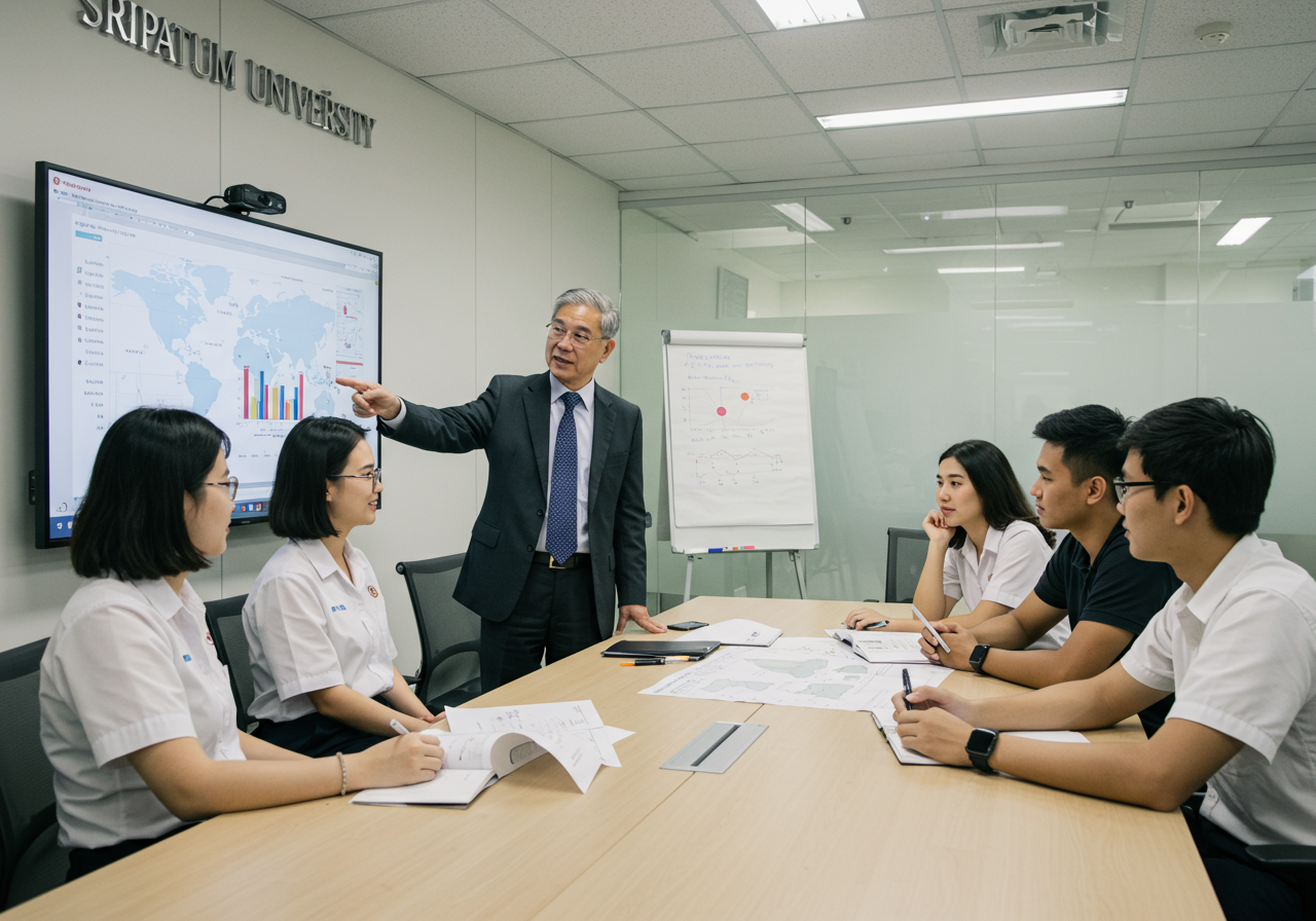 ภาษาอังกฤษสื่อสารธุรกิจ Competitive Advantage พลิกชีวิตสู่ความสำเร็จที่ศรีปทุม