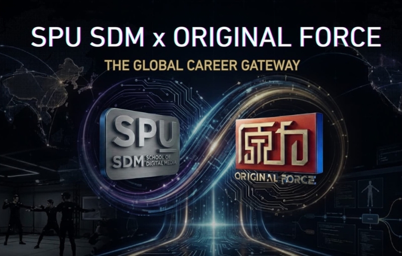คณะดิจิทัลมีเดีย SPU ผนึก Original Force สตูดิโอยักษ์ใหญ่ปั้นนักศึกษาเข้าสู่อุตสาหกรรม CG & Game Production ระดับโลก