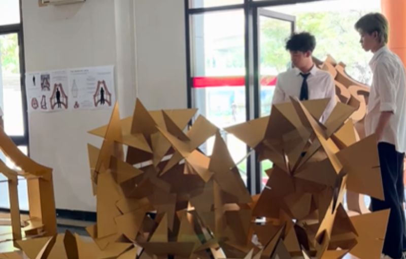 นักศึกษาการออกแบบฯ ชั้นปี 1 SPU จัดแสดงผลงาน “Pavilion Design” โชว์กระบวนการคิดแบบมืออาชีพ