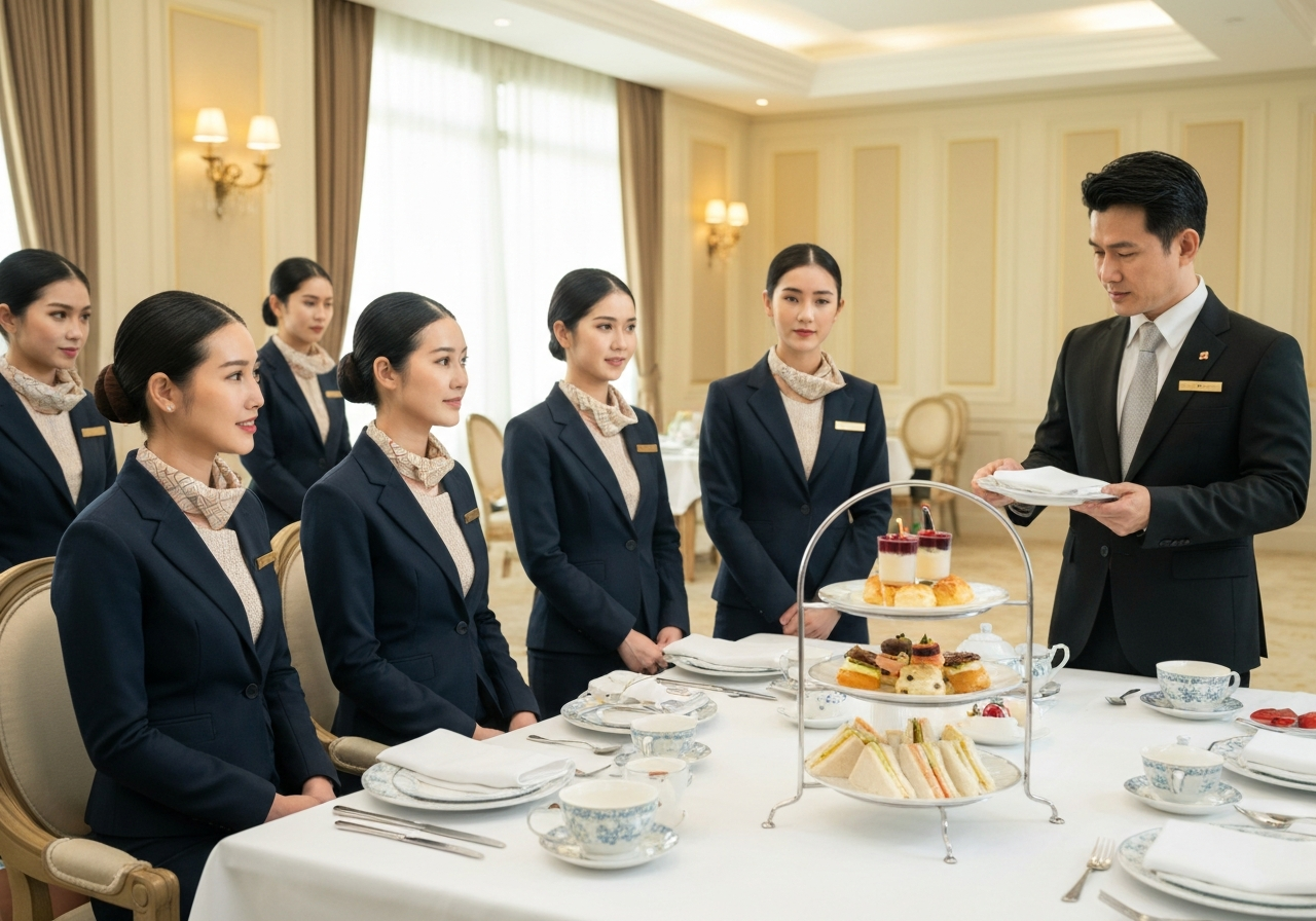 ตอกย้ำแนวคิด “เรียนกับตัวจริง ประสบการณ์จริง” SPU ปั้นบัณฑิตการบินสู่มาตรฐานสากลด้วยหลักสูตร Luxury Service Training สุดเข้มข้น