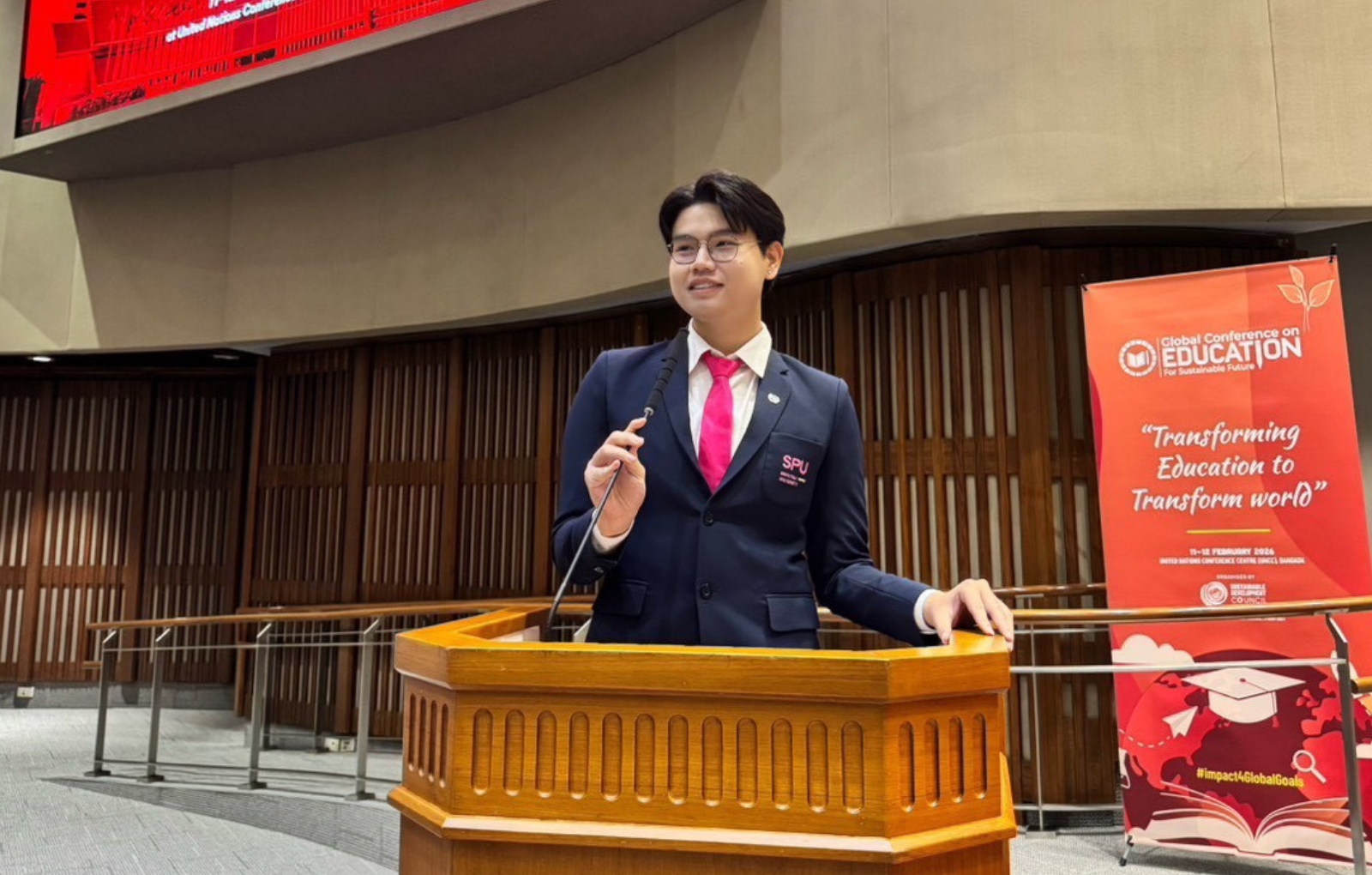 นักศึกษา SPU สุดเจ๋ง! คว้าตำแหน่ง 2026 Winning Youth Shadow จาก United Nations Thailand ตอกย้ำคุณภาพการศึกษาสู่เวทีโลก