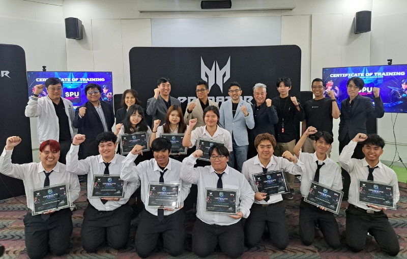 คณะดิจิทัลมีเดีย SPU ร่วมกับ Acer มอบประกาศนียบัตร Esports Internship เปิดประตูสู่อุตสาหกรรมเกมระดับเอเชีย