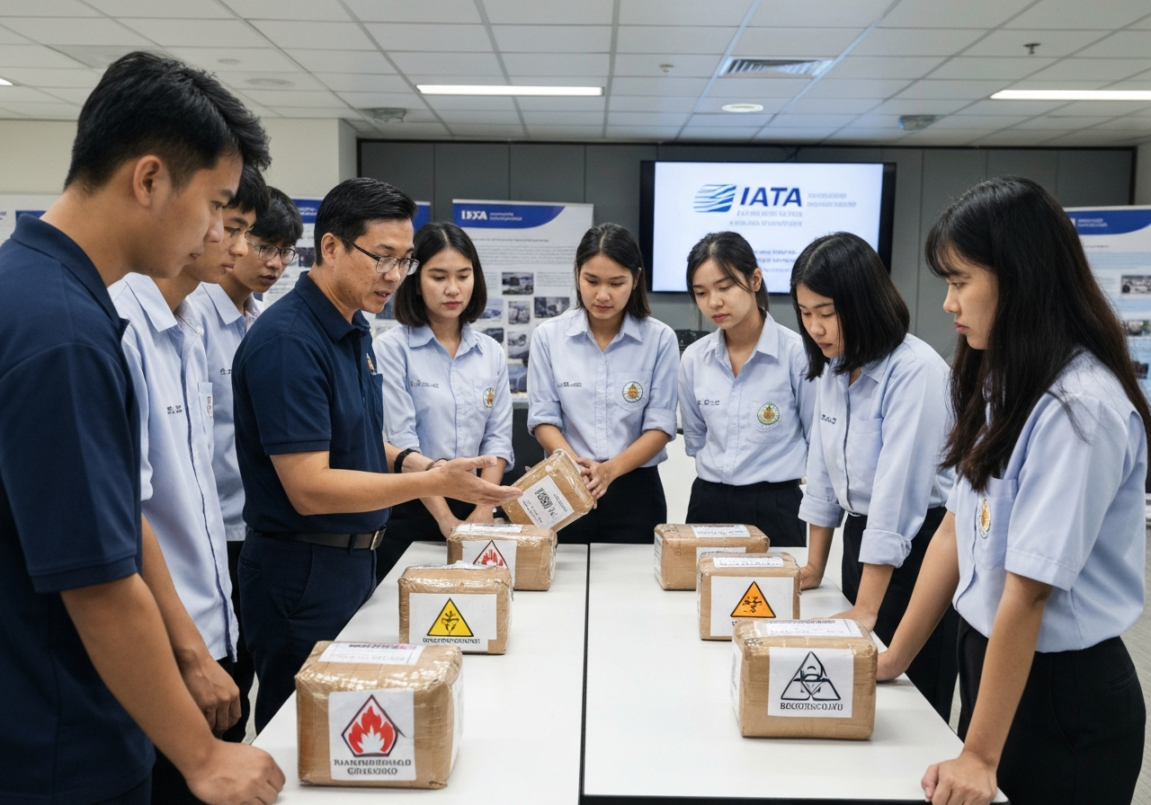 SPU ดึงวิทยากรตัวจริงรับรองโดย IATA จัดเวิร์กช็อป Dangerous Goods Training เตรียมความพร้อมนักศึกษาธุรกิจการบินสู่มาตรฐานสากล