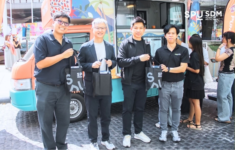 คณะดิจิทัลมีเดีย SPU ร่วมกับ แบรนด์ชั้นนำ “กาแฟพันธุ์ไทย” ออกแบบรถ Coffee Truck ผสานการเรียนรู้สู่โลกธุรกิจ