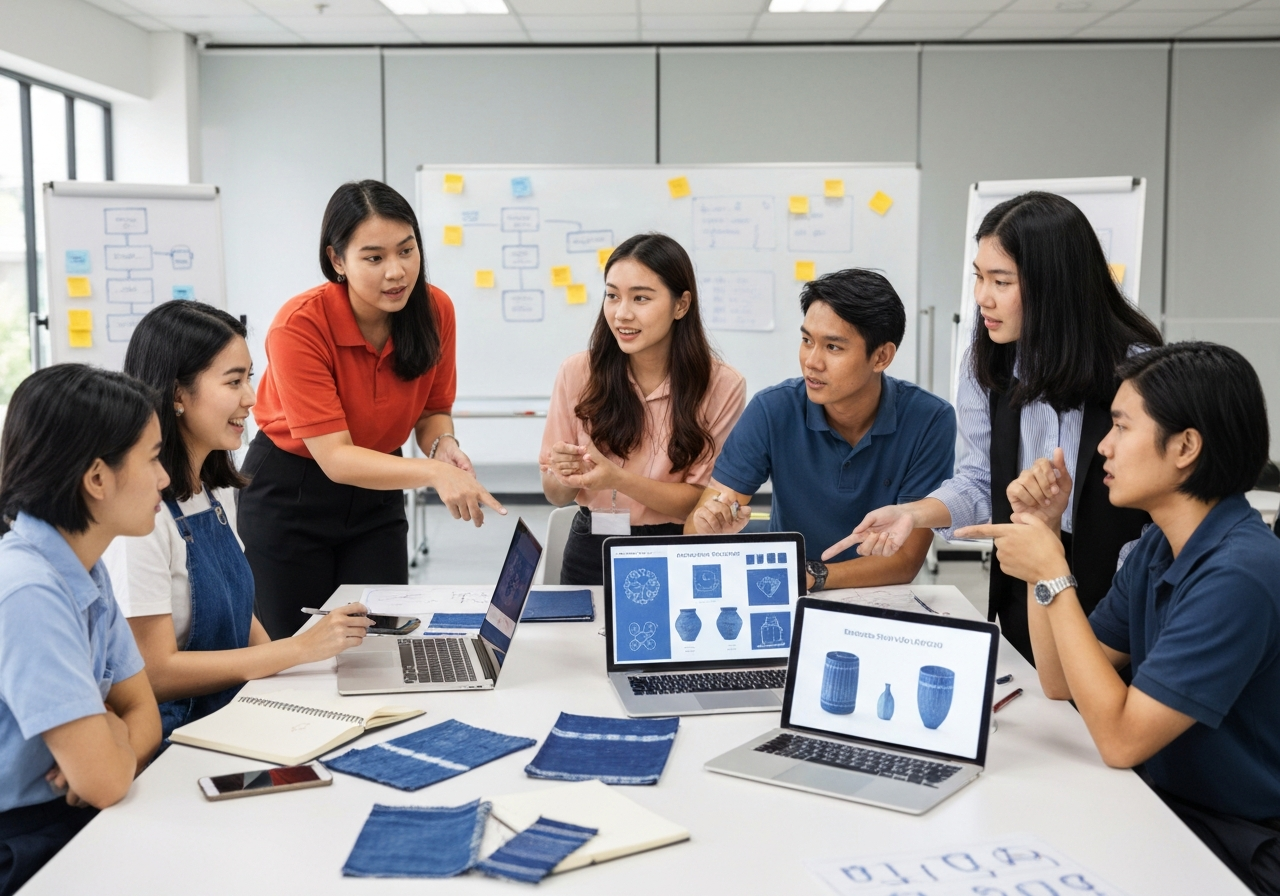 ตอกย้ำการเรียนกับตัวจริงประสบการณ์จริง! เด็ก SPU โชว์ไอเดียสร้างสรรค์ พัฒนามรดกภูมิปัญญาไทยสู่เศรษฐกิจชุมชนที่ยั่งยืน