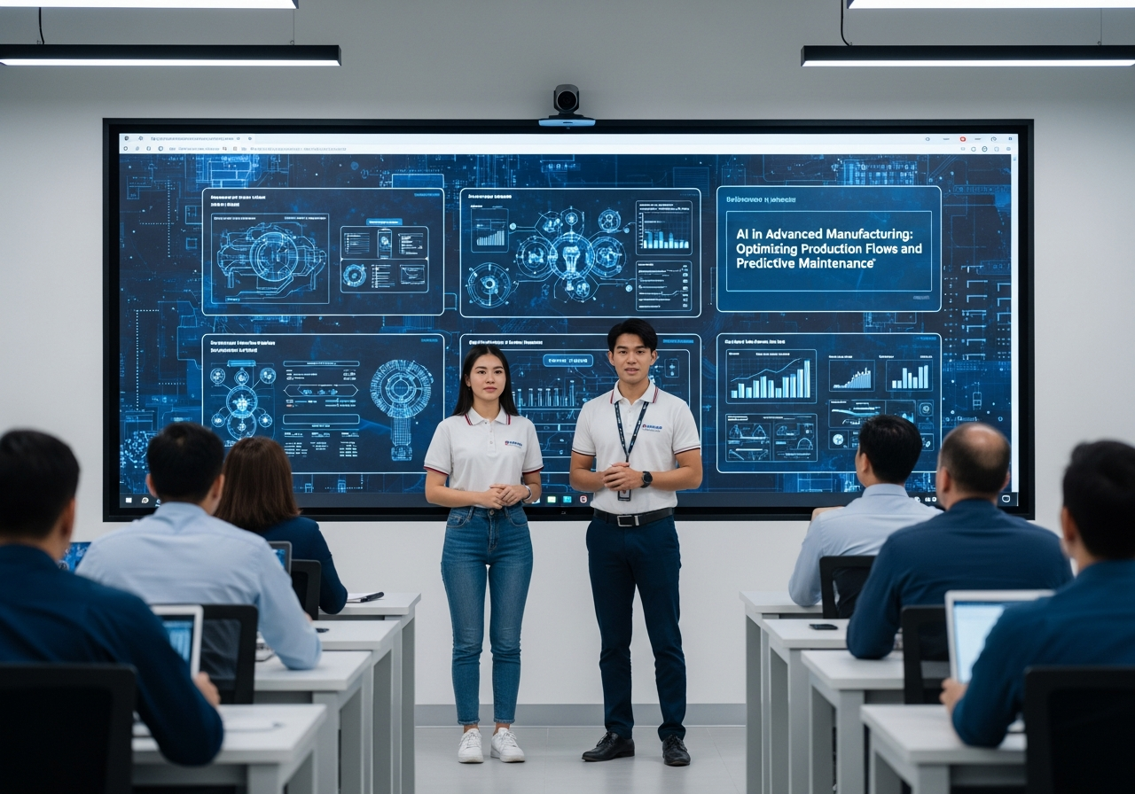 วิศวะฯ SPU โชว์ศักยภาพ! นักศึกษาก้าวสู่บทบาทผู้ช่วยวิทยากรอบรม AI ให้วิศวกรบริษัทชั้นนำในอุตสาหกรรมจริง