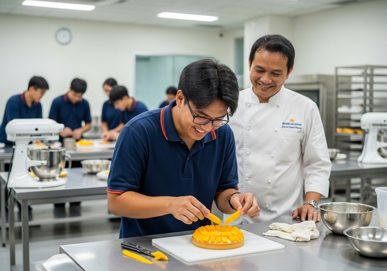 วิทยาลัยโลจิสติกส์ฯ ศรีปทุม เปิดมิติใหม่การเรียนรู้ พัฒนาทักษะรอบด้านจากคลังสินค้าสู่ครัวเบเกอรี่ เตรียมความพร้อมสู่อาชีพ