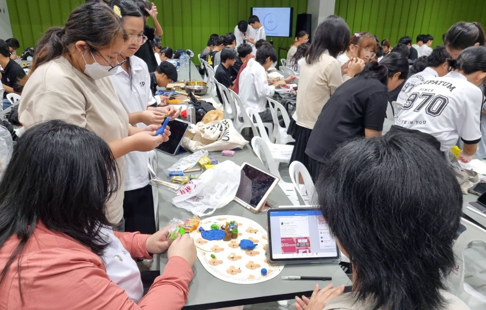 นักศึกษาดิจิทัลมีเดีย SPU เรียนรู้กระบวนการสื่อสารในยุคโบราณ “ยุคหิน–เมโสโปเตเมีย” ผ่านประสบการณ์ลงมือทำจริง