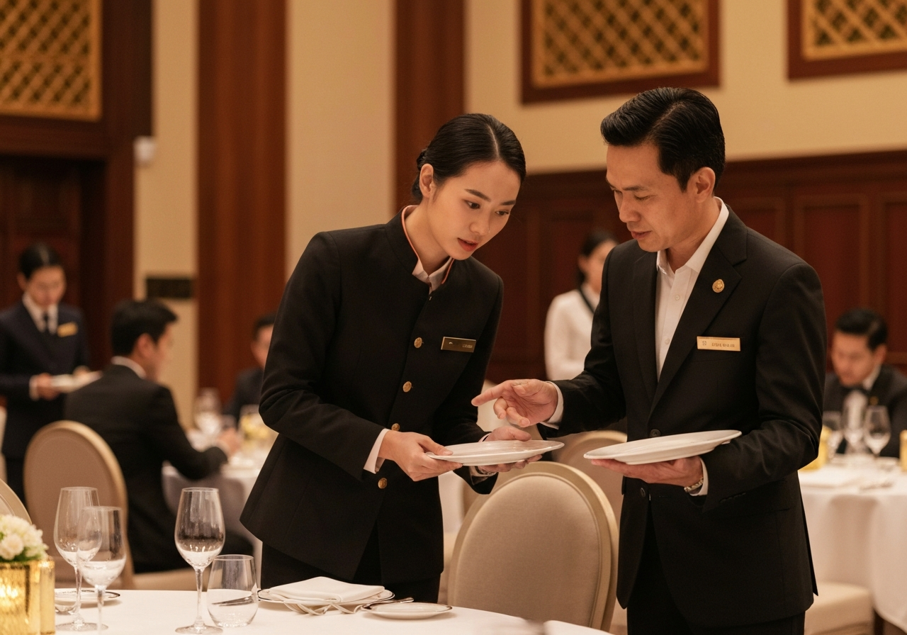 นักศึกษา CATH SPU ผนึกกำลังทีม Mandarin Oriental Bangkok โชว์ศักยภาพบริการ VVIP ในงานสโมสรสันนิบาตเฉลิมพระเกียรติ